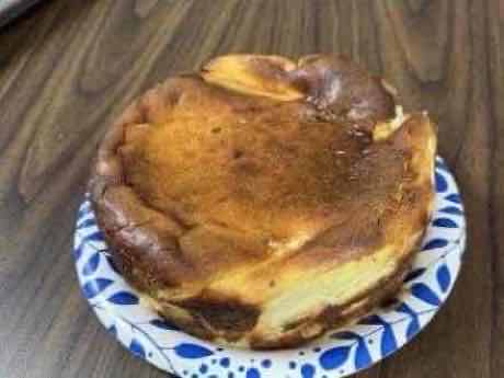 Basque burnt cheesecake baked in house