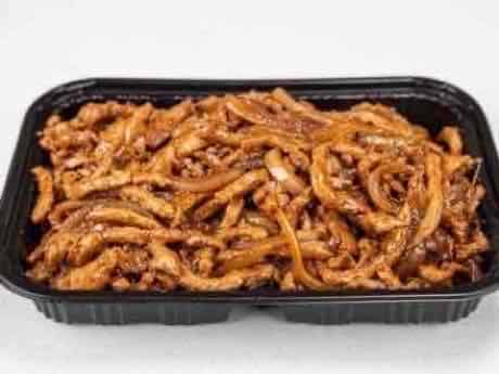 Shredded pork in Beijing sweet bean sauce