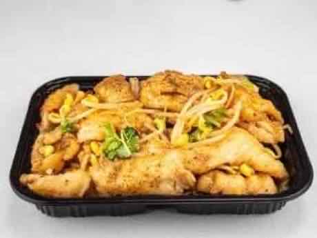 Sichuan water boiled fish fillets with bean sprouts and chili
