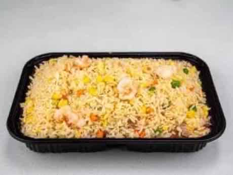 Yangzhou fried rice with shrimp and egg