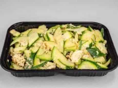 Stir-fried zucchini with eggs